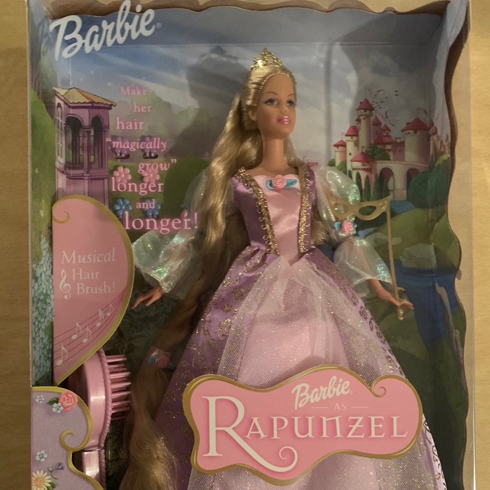 Rapunzel Barbie (2001) brand new in box
